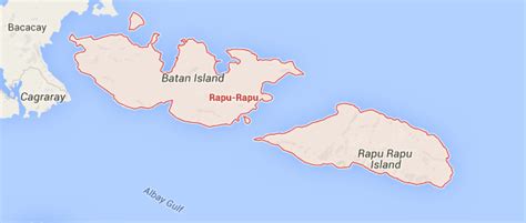 Rapu Rapu Island Map .